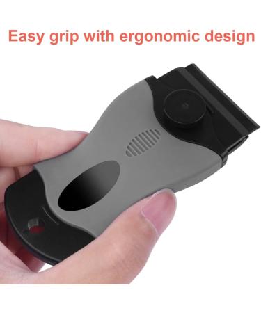 Flintronic Ceranium Field Scraper Set - 20 Stainless Steel & Plastic Blades for Kitchen & Stove Cleaning - Durable Glass Ceramic Scraper Tool - Buy Online on GoSupps.com