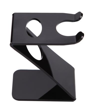 Ipetboom Razor Holder Rack Holder Stand Shaving Brush Display Stand Shaver Holder Razor Storage Stand Men Stand Razor Blades for Men Shaving Brush Holder Acrylic Man Organizer Shaving Frame