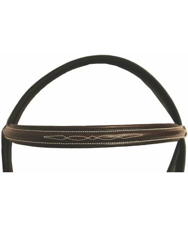 Henri de Rivel Havana Cob Bridle with Padded Fancy Raised Design and Laced Reins - Buy Online on GoSupps.com
