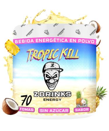 Z ZDRINKS ENERGY Z Drinks - Sugar Free & Powdered Energy Drink - 40 Services Low Calorie (16 cal) Vitamin & Minerals (Coconut Pineapple)