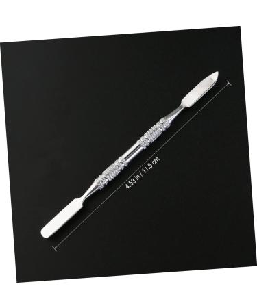 Beatifufu Stainless Steel Makeup Spatula For Nail Art Manicure Convenient Mixing Tool For Cosmetics Palm Size Easy To Clean For Travel - Buy Online on GoSupps.com