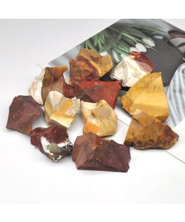 Natural Crystal Rough Natural Raw Stones Quartz Minerals Specimens Bulk Tumbled Stones Crystals Gemstones Collection Home Aquarium Decor 100g (Color : Dragon Blood Jasper Size : 200g) 200g Dragon Blood Jasper - Buy Online on GoSupps.com