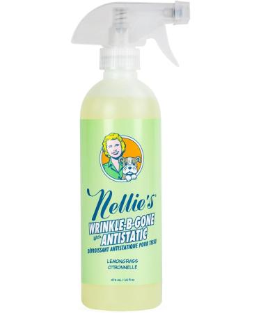 Nellie s Wrinkle-B-Gone | Plant-Based Clothing Static & Wrinkle Remover | Eco-Friendly & Effective | Revitalize Your Clothes in Minutes (16 fl oz) - Shop Internationally - Buy Online on GoSupps.com