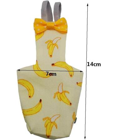 Colorful Parrot Diaper for Small Birds - Cute Banana Flight Suit & Bow Tie Pants for Pigeons & Cockatiels - Buy Online on GoSupps.com