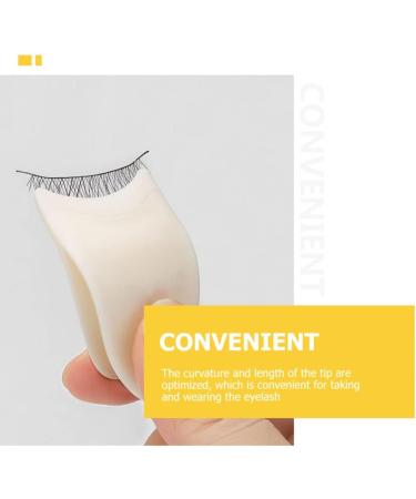 FRCOLOR Eyelash Curler Eyelash Holder Lash Tweezers False Eyelashes Fake Lash Applicator Cosmetic Eyelash Tweezer Eyelash Separator Tool Eyelashes Clamp for Makeup Eyelash Clip for Makeup 6x3.1cm White - Buy Online on GoSupps.com
