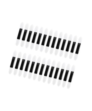 Baluue 100pcs Women Eyeshadow Brush Eye Makeup Brushes Foam Eyeshadow Sponge Eyeshadow Applier White