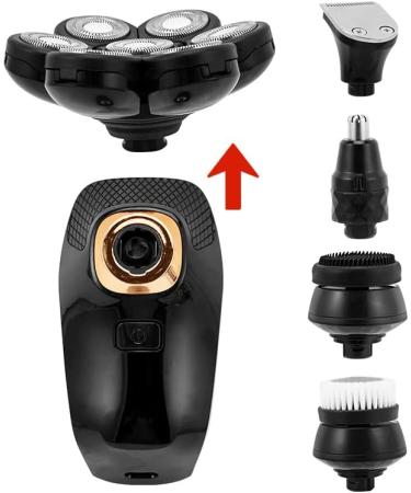 7D Electric Razor for Men - Rechargeable Bald Head Shaver with 7 Floating Heads Beard & Nose Hair Trimmer | Ultimate Facial Grooming Kit - Buy Online on GoSupps.com