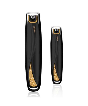 No splash fingers nail clipper stainless steel of high -quality nail cutters nail clippers with collecting container nail clipper suitable for tooths and fingernaws and built -in files