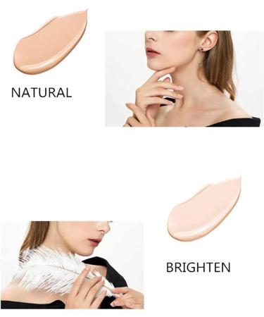 Mushroom Head Air Cushion CC Cream Foundation Moisturizing Concealer BB Cream Face Foundation Makeup Full Coverage Pores Creating A Shiny and Flawless Appearance (B Natural Color) - Buy Online on GoSupps.com