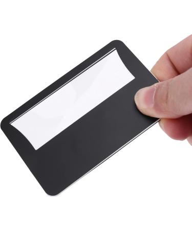 Ghulumn Credit Card Size 3X Magnifier Bundle Includes 2 Magnifiers Each Magnifier for Reading Has 3X Lens Use As 3X Magnifying Glass with Light or As Reading Magnifier for Menus - Buy Online on GoSupps.com