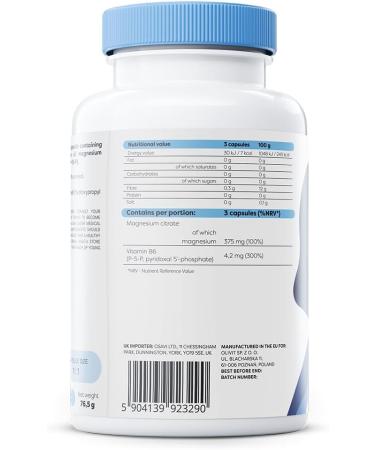  OSAVI Osavi Magnesium Citrate + B6 375mg - 90 vcaps - Buy Online on GoSupps.com