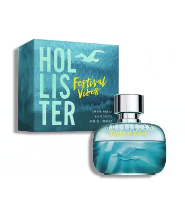 Hollister Festival Vibes Eau de Toilette Spray for Men 3.4 Ounce (Pack of 3) 3.4 Fl Oz (Pack of 3) - Buy Online on GoSupps.com
