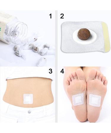 Surakey Weight Loss Sticker Healthy Detox Slimming Belly Pellet Wormwood Navel Sticker Slimming Patch Natural Herbal Chinese Medicine Belly Sticker Body Beauty Patch for Shaping Waist Abdomen and Buttocks - Buy Online on GoSupps.com