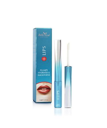 Belle Azul +Lips Plumping Lip Gloss for Softer  Fuller Lips with Nourishing ARGAN OIL. 0.14 fl.oz.