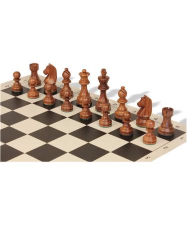 Expert Set with Portable Backpack Include Wooden Chess Pieces and Leather Folding Chessboard Game (Color : Black) (Black) - Buy Online on GoSupps.com