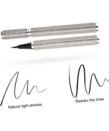 Healvian Liquid Eyeliner Eye Line Makeup Tool Eyeliner Pen Pearl Eyeliner Kit Makeup Supply Pu Sticker Drill - Buy Online on GoSupps.com