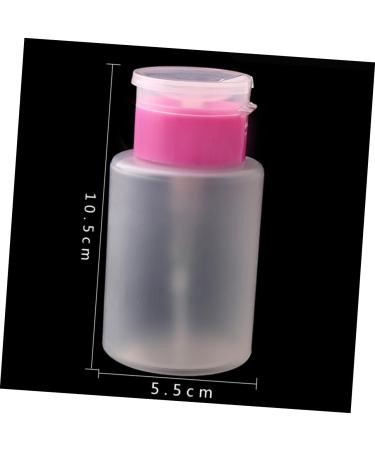 3 pieces nailing tool manicure accessories bottle for nail polish remover nail accessories nail art accessories water nail polish remover bottle press cosmetics alcohol 10.5x5.5cm pink - Buy Online on GoSupps.com