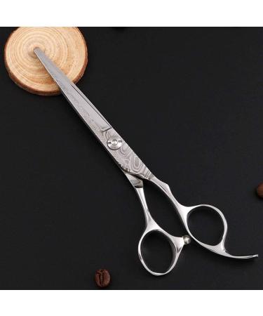 Hairdressing Scissors Hairdressing Scissors Hair Salon Silver Barber Scissors 440c Steel Flat Cut Teeth Scissors FlatCut6Inch A FlatCut6Inch - Buy Online on GoSupps.com