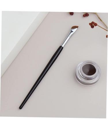 Outanaya 2pcs Eyebrow Brush Thin Eyeliner Brush Cosmetic Blending Brush Angled Eyeliner Brush Wood - Buy Online on GoSupps.com