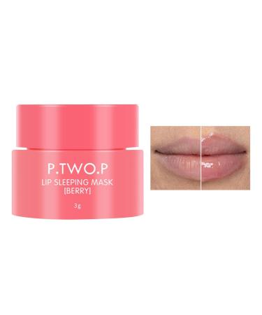 Berry Lip Mask Hydrating Berry Lip Sleeping Mask - Skin Care Lip Oils Lip Balm Sleeping Mask for Dry Lips and Renywosi