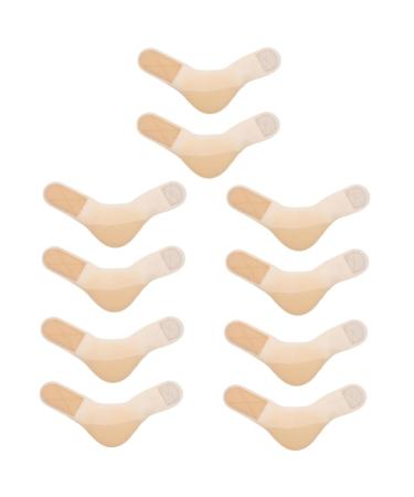 Healvian 5 Pairs Heel Protector Silicone Foot Protector Heel Guard Protectors Plantar Inserts Pads Silicone Heel Cover Socks for Heels Heel Covers Boots Breathable TPR