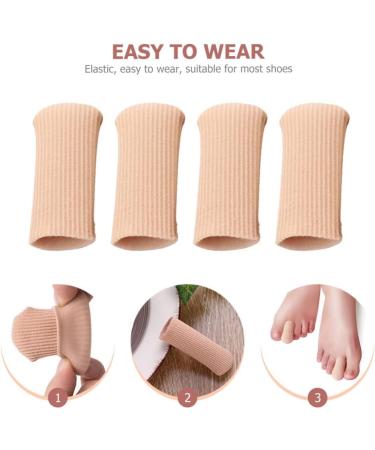 Healvian Fabric Toe Protectors - 4pcs Toe Caps for Blisters & Calluses - Buy Online on GoSupps.com