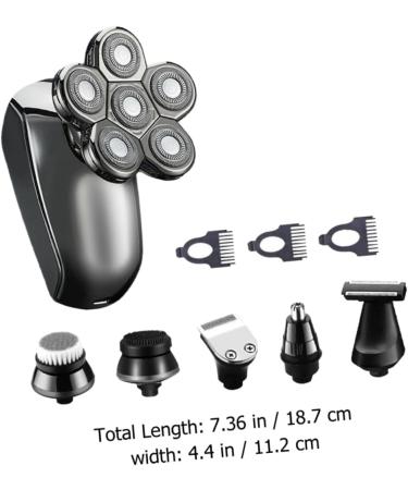 FOMIYES Electric Shaver Set - Cordless Men's Grooming Kit | Beard Trimmer Nose Hair Clipper & Epilator - Perfect for Travel - Buy Online on GoSupps.com