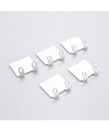 YWBL-WH Self-Adhesive Stainless Steel Wall Hooks | Razor Holder & Brush Stand for Shower | Durable & Easy to Install - Buy Online on GoSupps.com