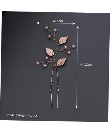 DOITOOL 2pcs Hair Clip Set - U-shaped Hairpins & Tiara Headdress for Brides | Korean Hair Accessories - Buy Online on GoSupps.com