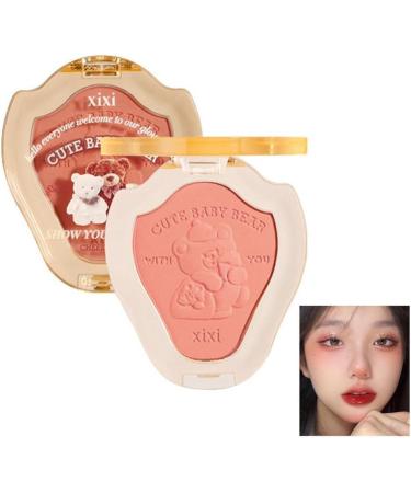 Blush Peach Cream Makeup Blush Palette Cheek Blush Cosmetics Blusher Cheek Rouge Korean Tint Cream Makeup Blush - Buy Online on GoSupps.com