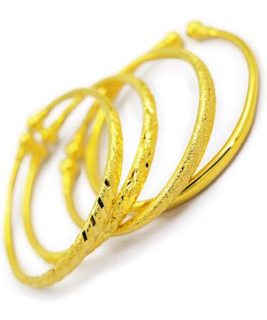 Zerodeko 2 Pcs Adjustable Bracelets for Women Couples Eternity Bracelet Kids Bracelets Gold Stackable Bangles Promise Bangle Engraved Bracelet Gifts Fashion Bangle Jewelry Boutique Miss - Buy Online on GoSupps.com