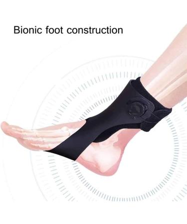 Adjustable Ankle Orthosis Splint Support for Foot Drop & Nerve Injury - Medium Left | Plantar Fasciitis Rehabilitation - Buy Online on GoSupps.com