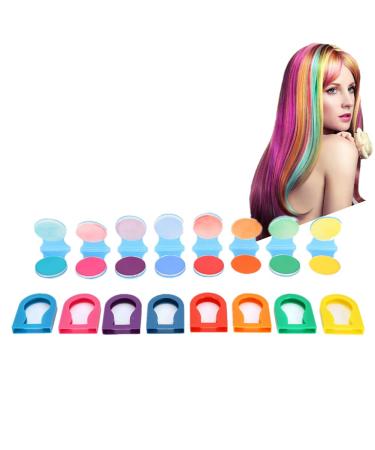 Haircare powder 8 Color washable hair color powder Temporary hair color pigment for girls children home party cosplay diy hair styling tools