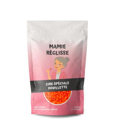 Mamie R glisse Coral Hair Removal Wax Special Softness MAMIE LICORICE 200g
