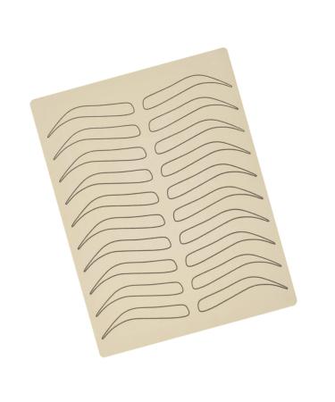 FRCOLOR FRCOLOR Practical Leather Skin Practice Eyebrow Practice Microblading Skin Training Skin Single Sided Skin Accessories 3D Silica Gel