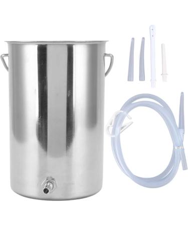 Fdit Stainless Steel Enema Bucket Kit - Eco-Friendly Detox Equipment for Comfortable Use - International Shipping Available - Buy Online on GoSupps.com