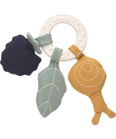 L SSIG grasping toy teething ring natural rubber and organic cotton/Teether "Ring" Snail