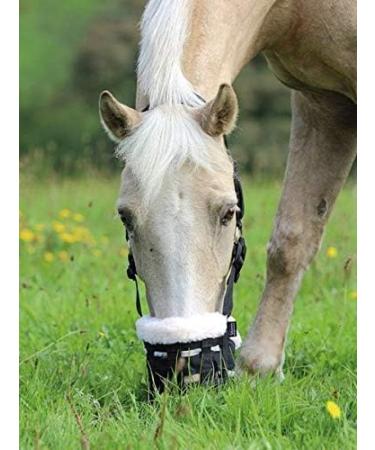 Shires Deluxe Grass Muzzle Full - Prevents Overeating for Horses - Buy Online on GoSupps.com