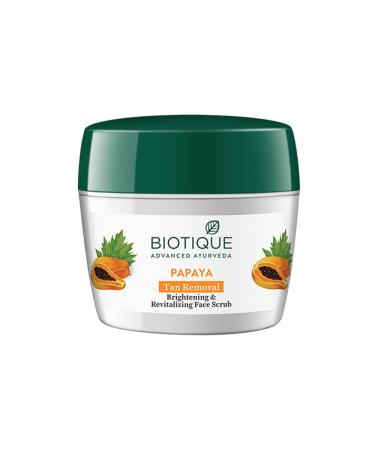 Biotique Papaya Revitalizing Tan Removal Scrub 235gm I All Skin Type