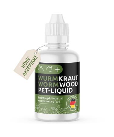 GreenPet 100% natural worm Pet-Liquid drops liquid 50ml - dogs cats poultry birds rabbits and pets before and during worm infestation - Buy Online on GoSupps.com