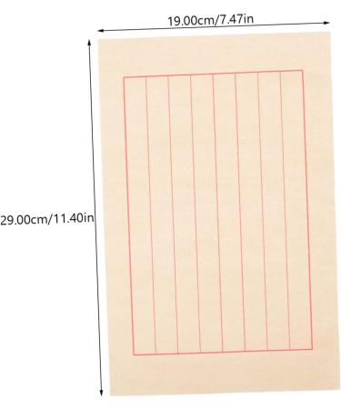 STOBOK 50 sheets Japan Art Paper Zhi Calligraphy Japanese Sumi Stationery Rice Mat Drawing Painting - Buy Online on GoSupps.com
