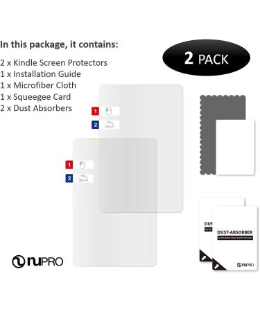 NuPro Kindle Oasis 2016 Screen Protector 2-Pack - Screen Guard for Enhanced Protection - Buy Online on GoSupps.com
