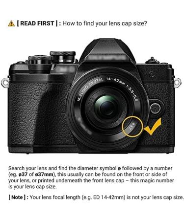 SPEEX 82mm Lens Cap & UV Filter Combo Replaces E-82 II - Black | Protective Lens Cap + Clear UV Filter for 82mm Lenses - Buy Online on GoSupps.com