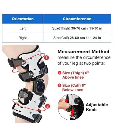 OA Unloader Knee Brace for Osteoarthritis & Arthritis Pain Relief - Cartilage Repair Bone on Bone Knee Support (Right White - Buy Online on GoSupps.com