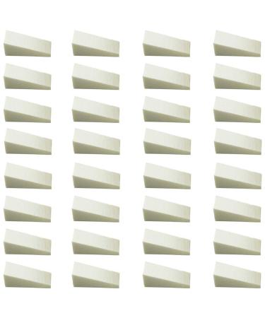 32 Pieces Gradient Nails Soft Sponges Nail Art Soft Sponge DIY Manicure Tool for Color Fade Manicure Nail Art Tools  White