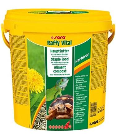 Sera Raffy Vital Nature 10 L (1.7 kg) - Premium Herbivorous Reptile & Tortoise Food | Fast International Shipping - Buy Online on GoSupps.com