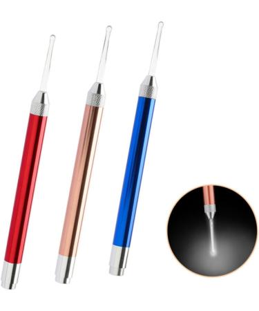 FRCOLOR 2pcs LED Earpick Cleaning Tool - Effective Earwax Removal Curette for Safe Ear Care - Buy Online on GoSupps.com