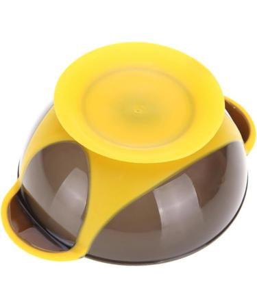 STOBAZA Kit de 2 Bols Teinture Capillaire Ventouse Jaune et Agitateur Noir Bol de Coiffure R utilisable M langeur de Couleurs Pratique pour Salon Professionnel - Buy Online on GoSupps.com