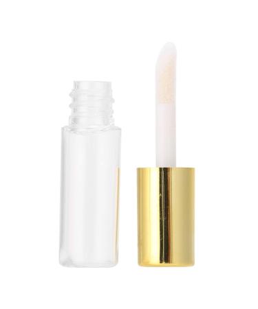 Mini Refillable Empty Lip Gloss Tubes Lipstick Container Dispenser Gold Portable For Traveling