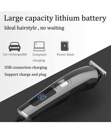 Hair Clippers for Men | 4-in-1 Beard & Grooming Trimmer | Cordless Rechargeable LED Display Wet & Dry Attachments - Buy Online on GoSupps.com